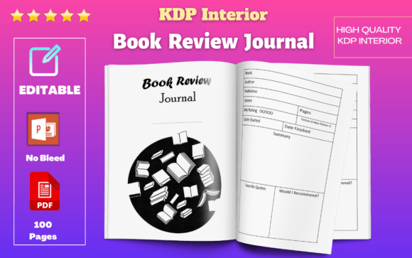 Book Journal Reading Log: A Creative Review