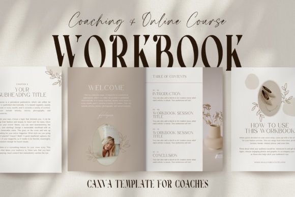 Create Stunning Workbooks: The Neutral Boho Canva Template