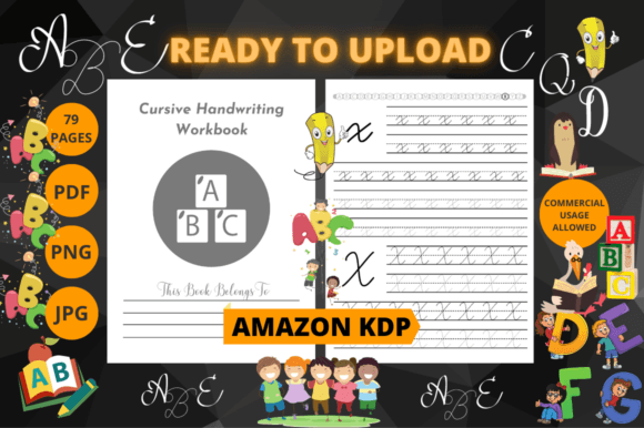Cursive Handwriting Workbook for Kids 13: Unlocking Creative Potential for Publishers and Designers