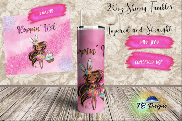 Easter Hoppin' Hot Tumbler Wrap: Design and Application Guide