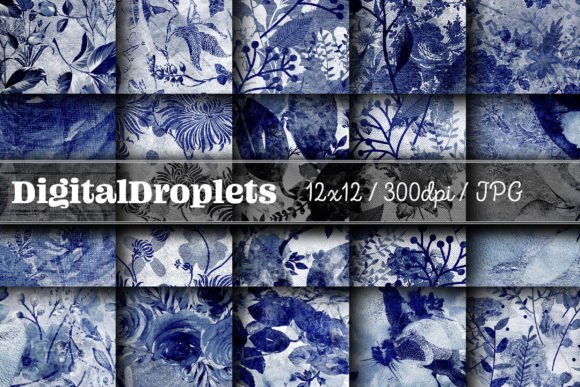 Flowered Wallpaper Vol. 1: Vintage Charm for Modern Projects
