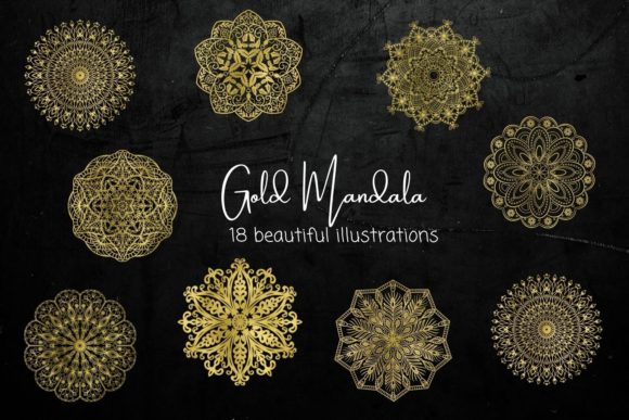Gold Mandala Illustrations: Elevate Your Creative Projects