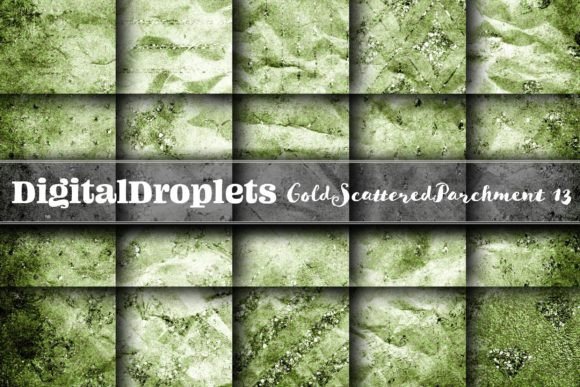 Gold Scattered Parchment Vol. 13: Textured Elegance for Your Projects