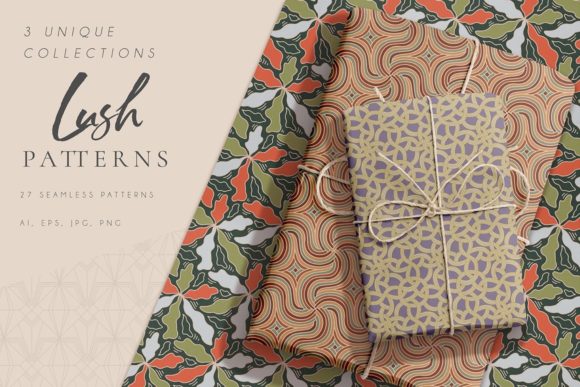 Hand-Crafted Sophistication: The Lush Seamless Patterns Kit