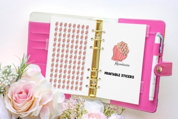 Manicure Sticker Clipart: Elevate Your Beauty Brand Designs