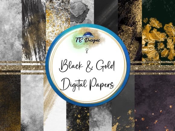 Mastering the Black & Gold Digital Paper Aesthetic