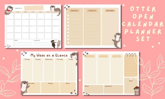 Organize with Charm: The Otter Undated Planner System
