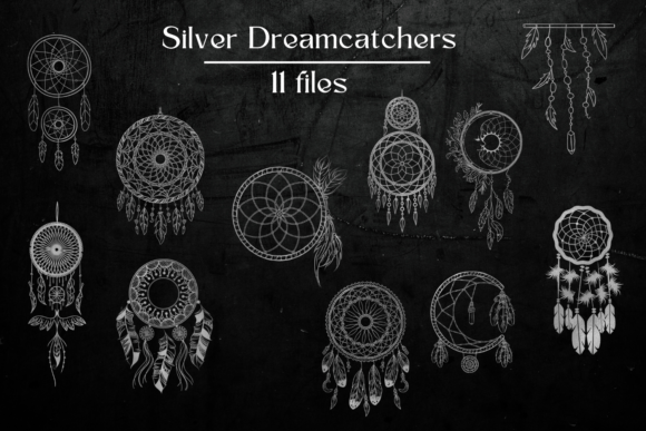 Silver Dreamcatchers Collection: A Visual Toolkit for Ethereal Branding