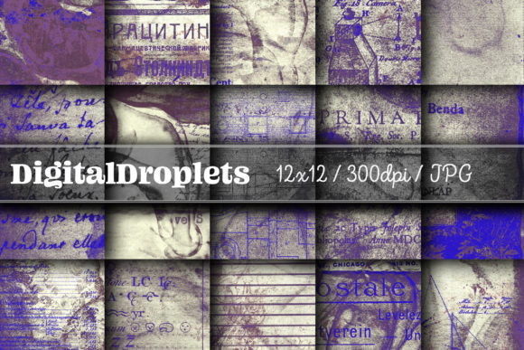 Sparkled News Vol. 46 V1: A Vintage Textured Paper Set