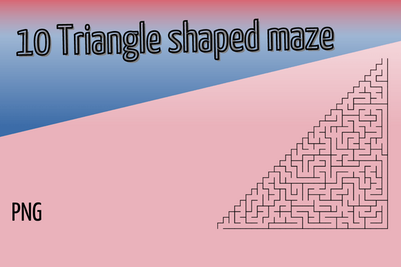 Triangle Shaped Maze: Beyond the Grid